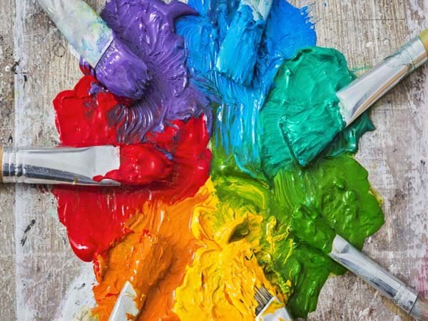 pintura de aceite de arte